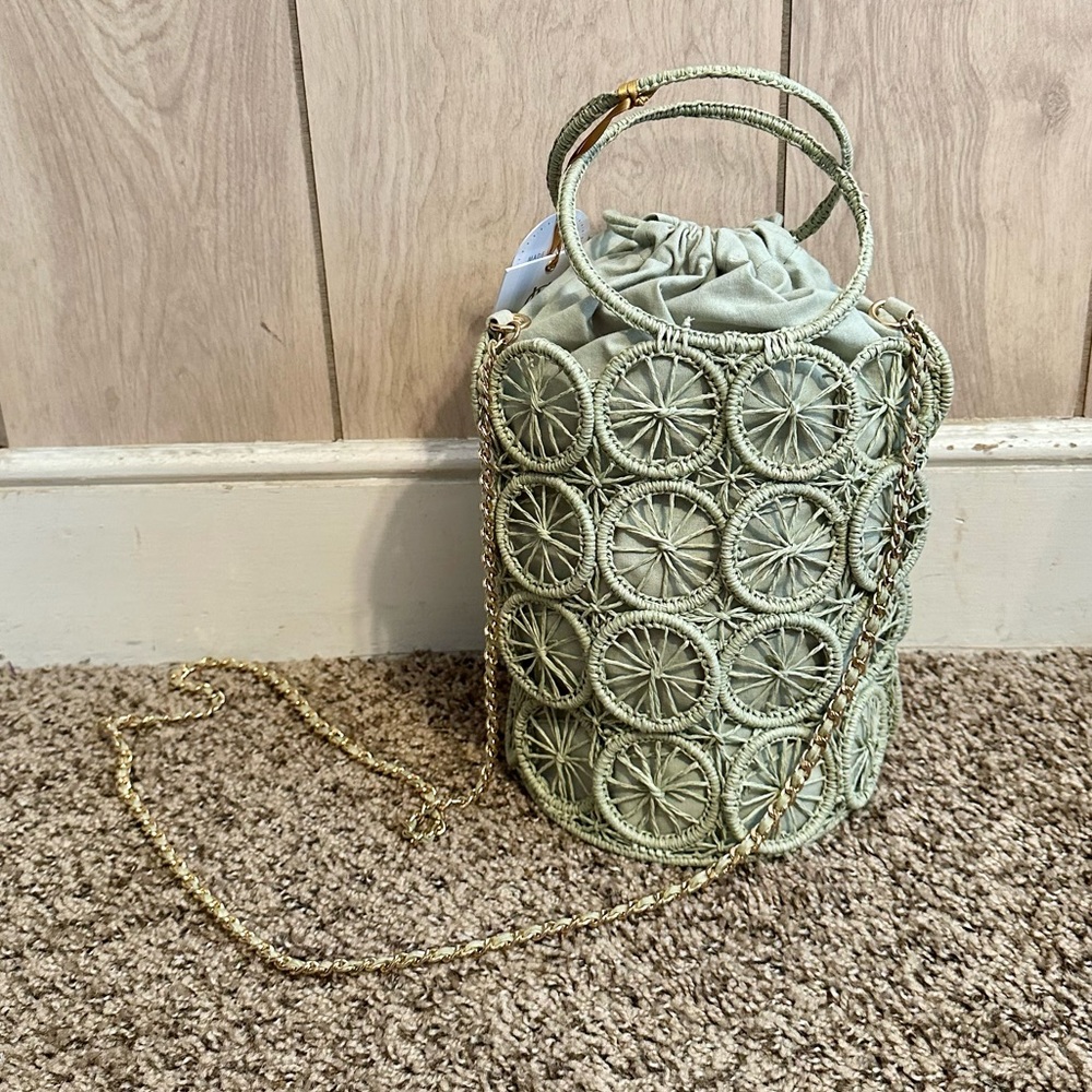 NWT House of Harlow Bucket Bag